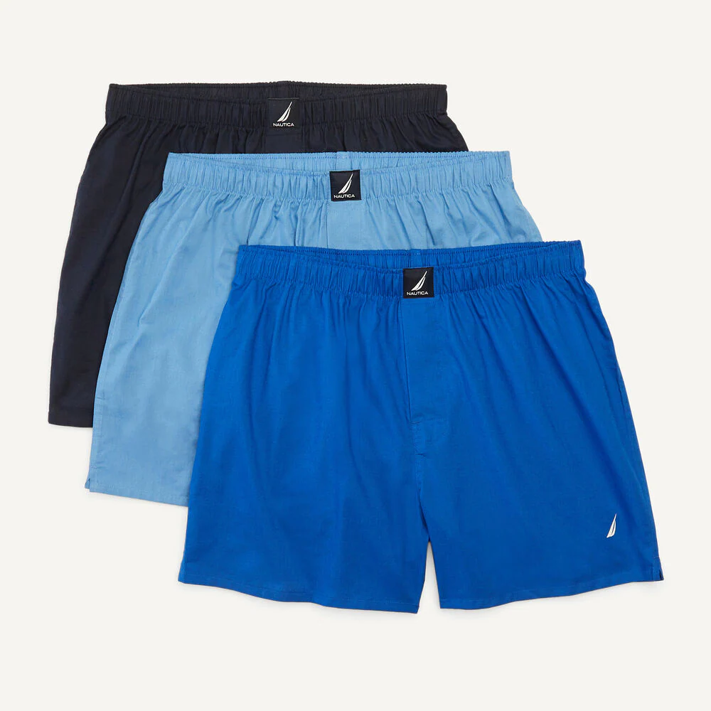 Woven Boxers, 3-Pack