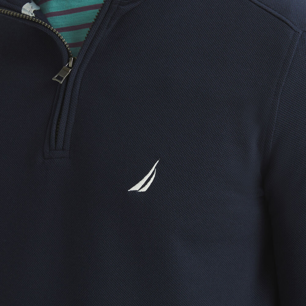 Big & Tall Quarter-Zip Fleece Sweatshirt 2 Big & Tall Quarter-Zip Fleece Sweatshirt
