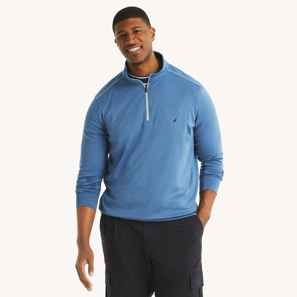 Big & Tall Quarter-Zip Sweatshirt 1 Big & Tall Quarter-Zip Sweatshirt